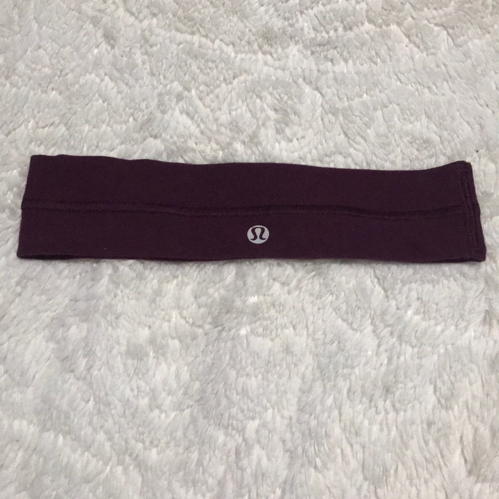 Lulu lemon Burgundy Headband *Sold out @ L…